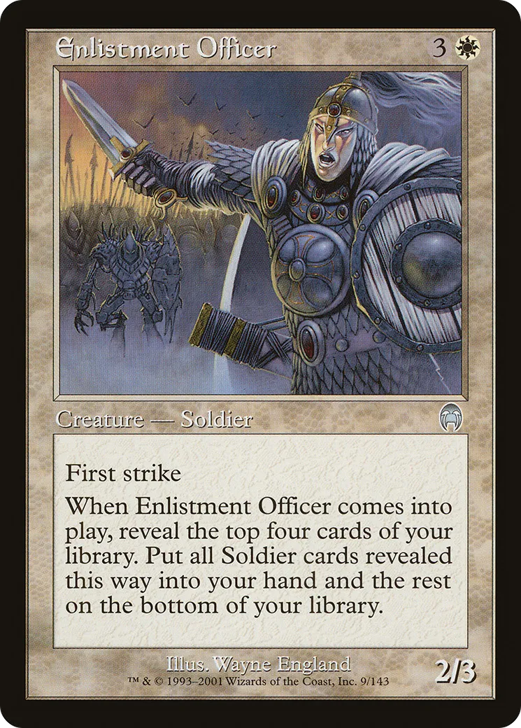 Enlistment Officer — Apocalypse — Magic: The Gathering