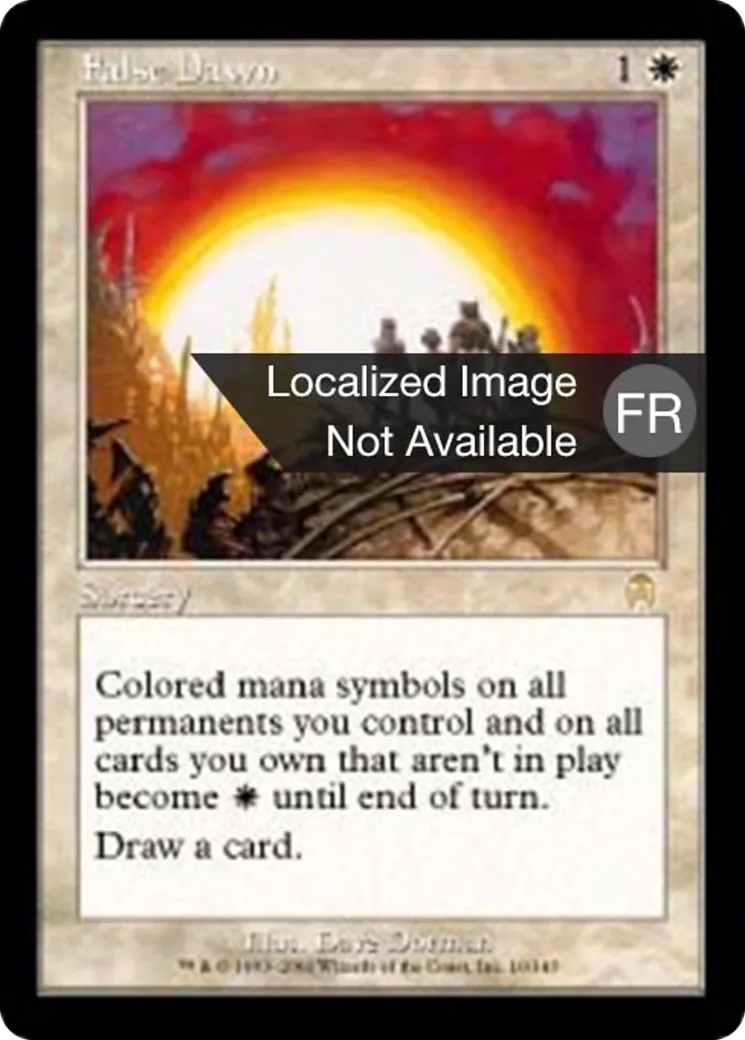 Aube trompeuse — Apocalypse — Magic: The Gathering