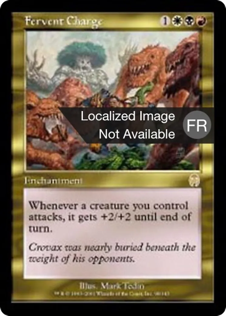 Charge fervente — Apocalypse — Magic: The Gathering