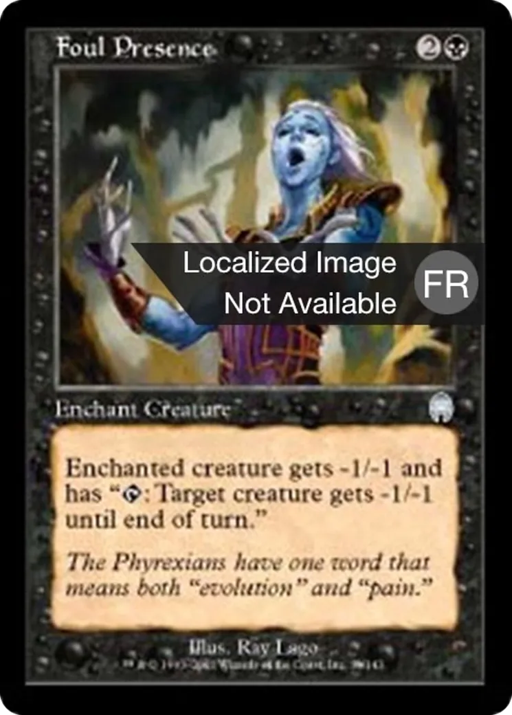 Présence flétrie — Apocalypse — Magic: The Gathering