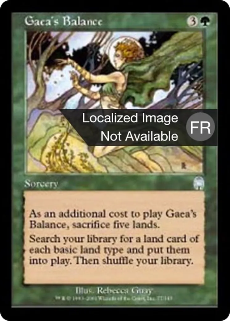 Balance selon Gaia — Apocalypse — Magic: The Gathering