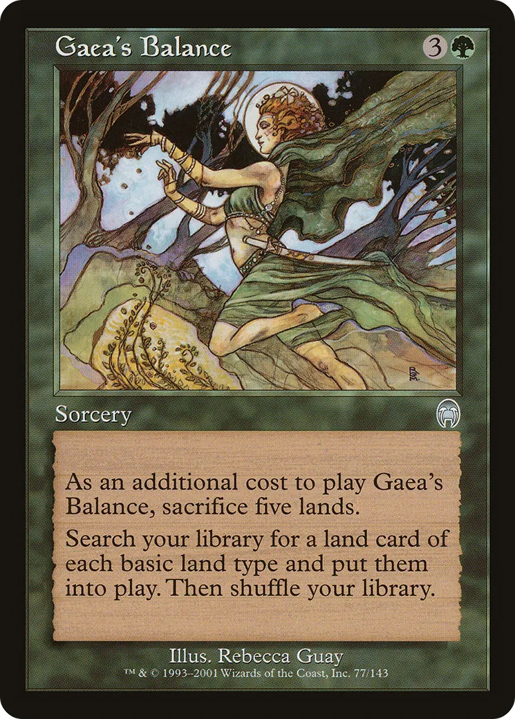 Balance selon Gaia — Apocalypse — Magic: The Gathering