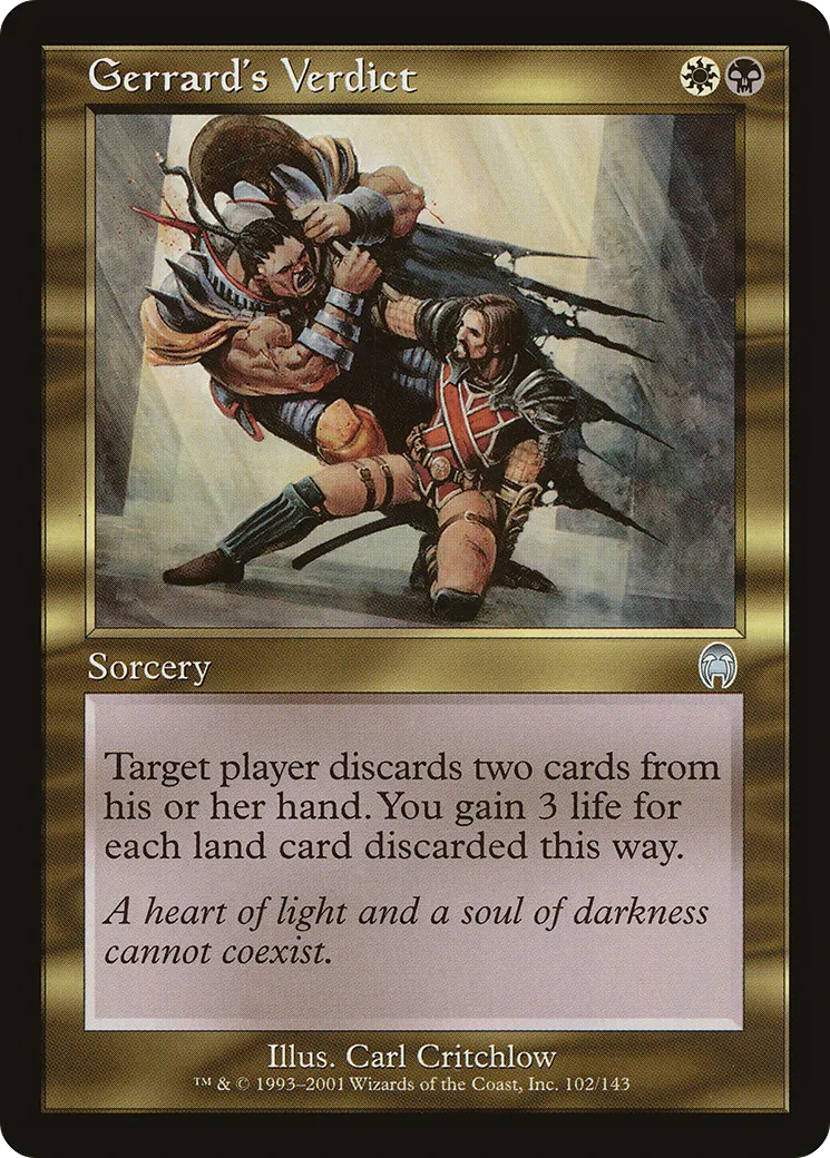 Gerrard's Verdict — Apocalypse — Magic: The Gathering