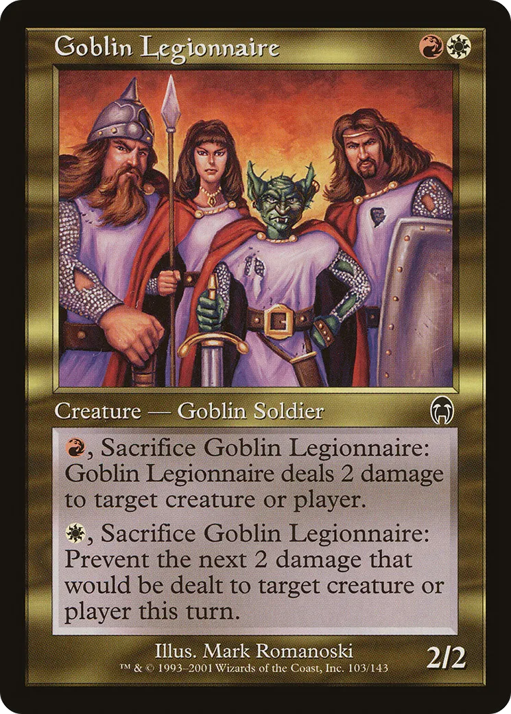 Goblin Legionnaire — Apocalypse — Magic: The Gathering
