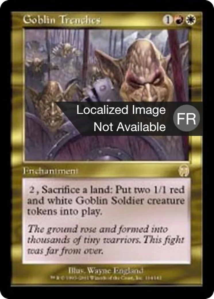 Tranchées des gobelins — Apocalypse — Magic: The Gathering