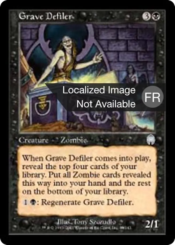 Contaminateur des tombes — Apocalypse — Magic: The Gathering
