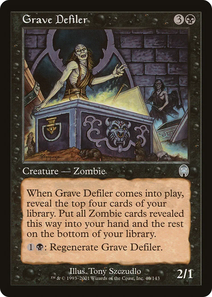 Contaminateur des tombes — Apocalypse — Magic: The Gathering