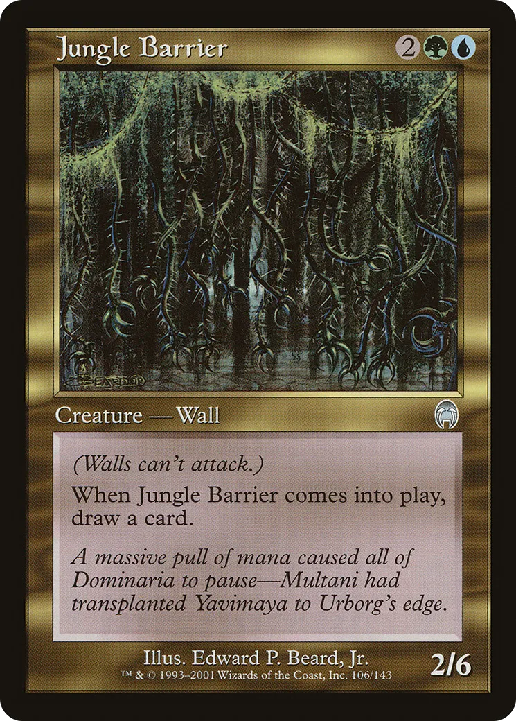 Barrière de la jungle — Apocalypse — Magic: The Gathering