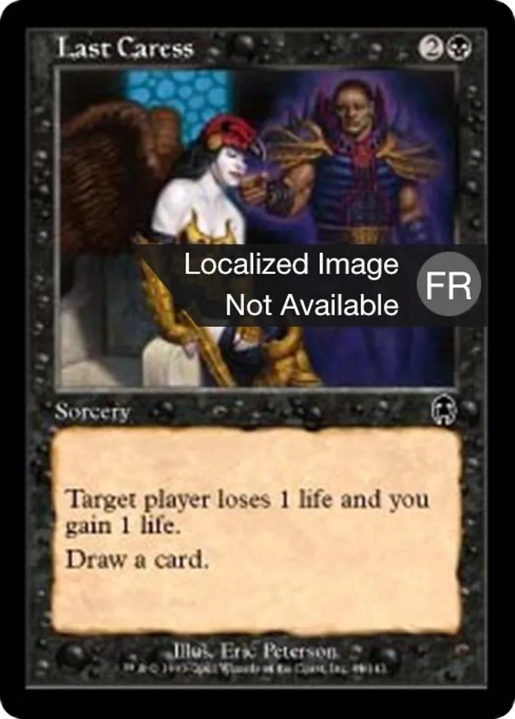 Dernière caresse — Apocalypse — Magic: The Gathering
