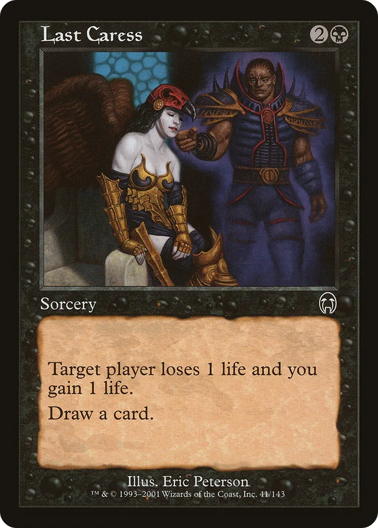 Dernière caresse — Apocalypse — Magic: The Gathering