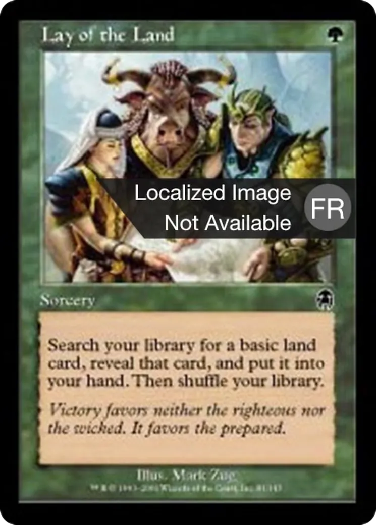 Disposition du terrain — Apocalypse — Magic: The Gathering