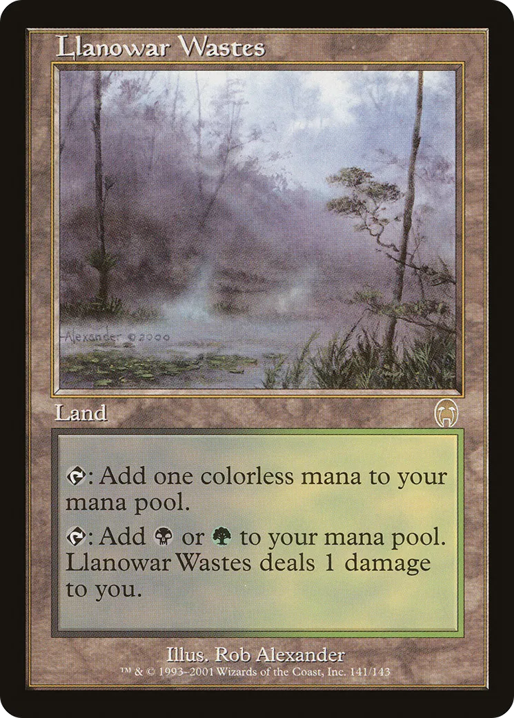 Llanowar Wastes — Apocalypse — Magic: The Gathering