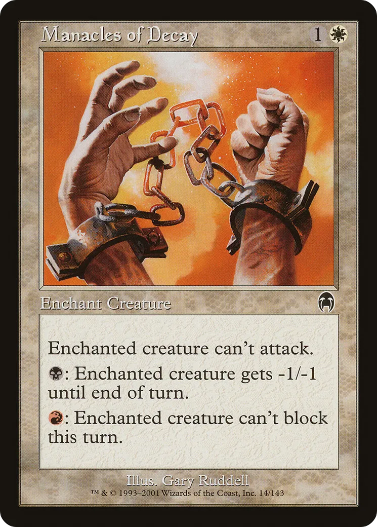 Manacles of Decay — Apocalypse — Magic: The Gathering