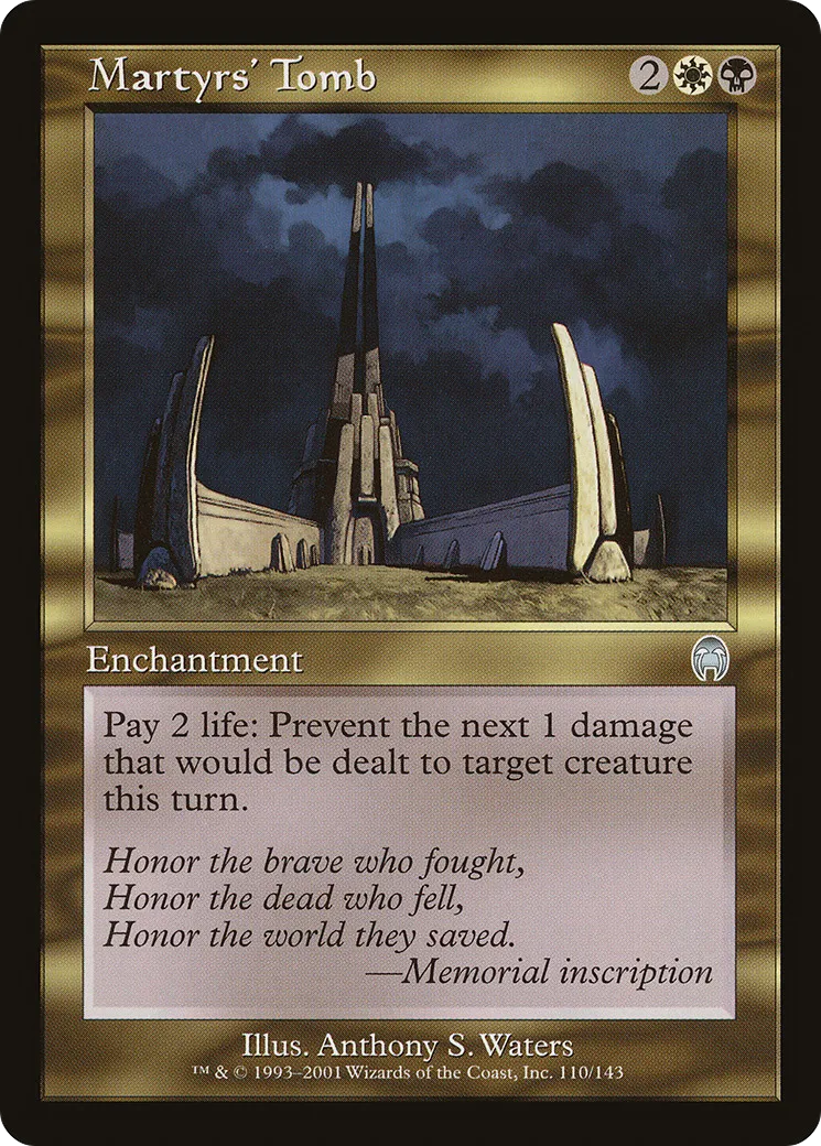 Martyrs' Tomb — Apocalypse — Magic: The Gathering