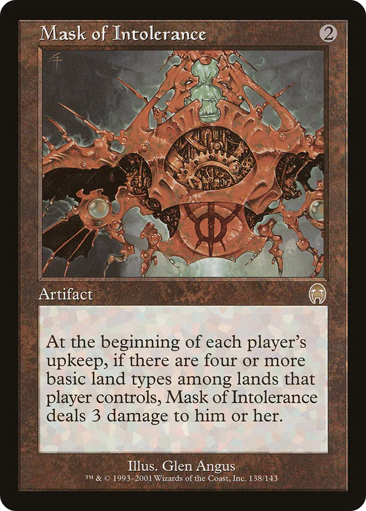 Masque de l'intolérance — Apocalypse — Magic: The Gathering