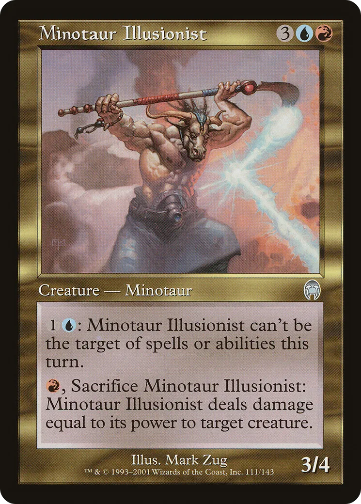 Minotaur Illusionist — Apocalypse — Magic: The Gathering
