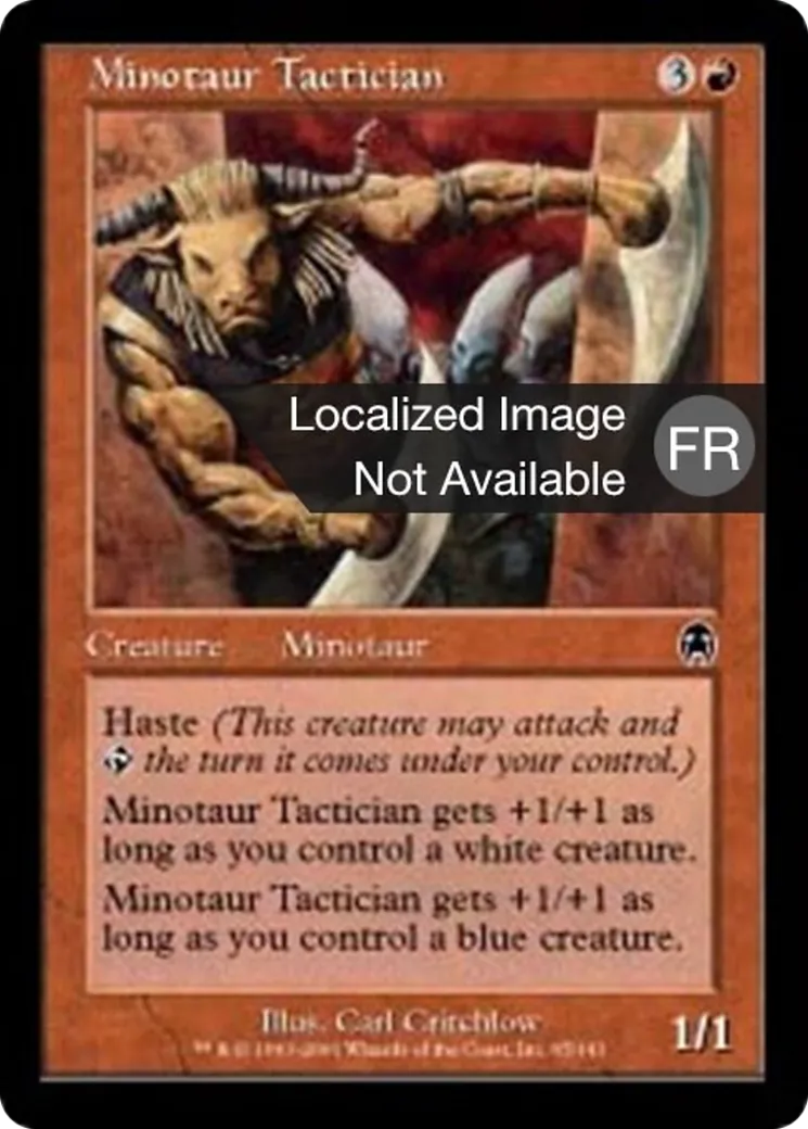 Tacticien minotaure from Apocalypse - Magic: The Gathering