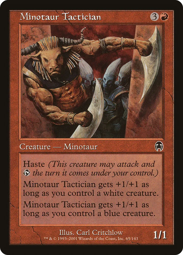 Minotaur Tactician — Apocalypse — Magic: The Gathering