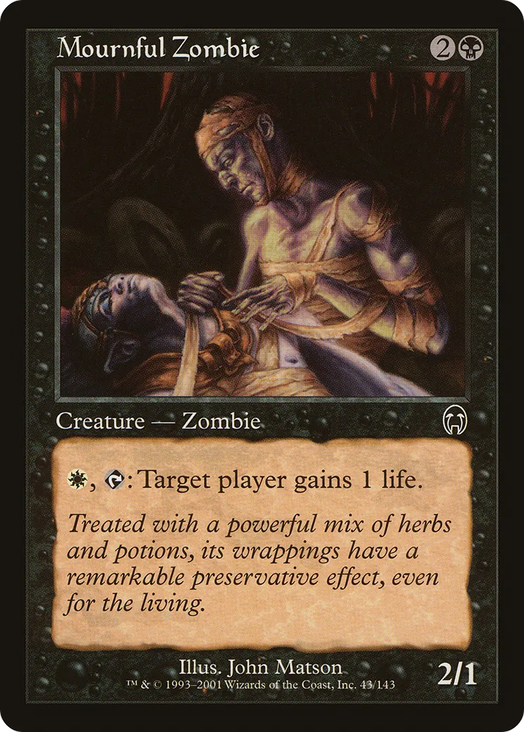 Zombie éploré — Apocalypse — Magic: The Gathering