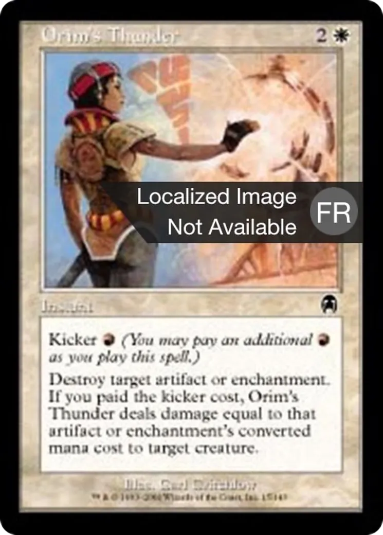Tonnerre selon Orime from Apocalypse - Magic: The Gathering