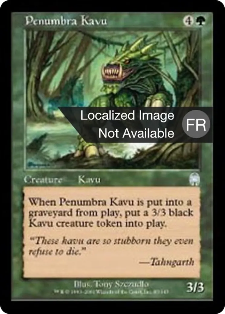 Kavru de la pénombre — Apocalypse — Magic: The Gathering