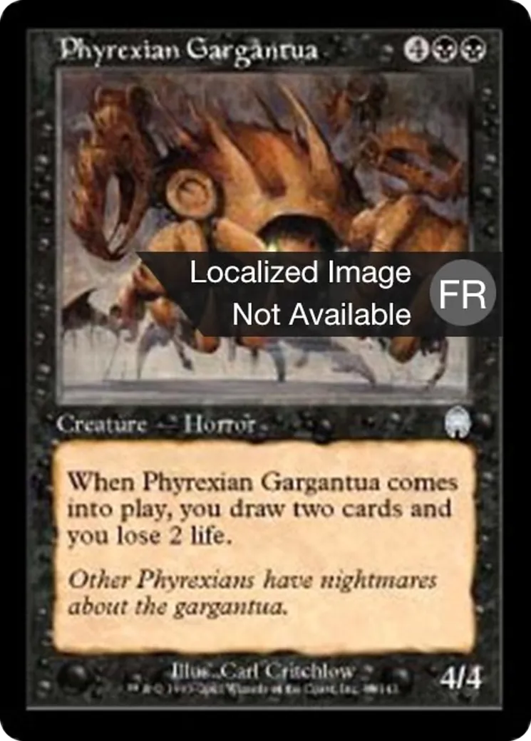 Gargantua phyrexian — Apocalypse — Magic: The Gathering
