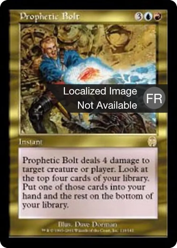 Éclair prophétique — Apocalypse — Magic: The Gathering