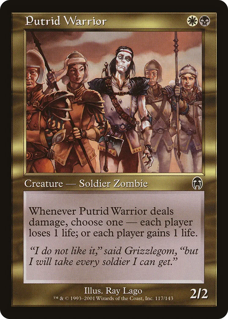 Putrid Warrior — Apocalypse — Magic: The Gathering