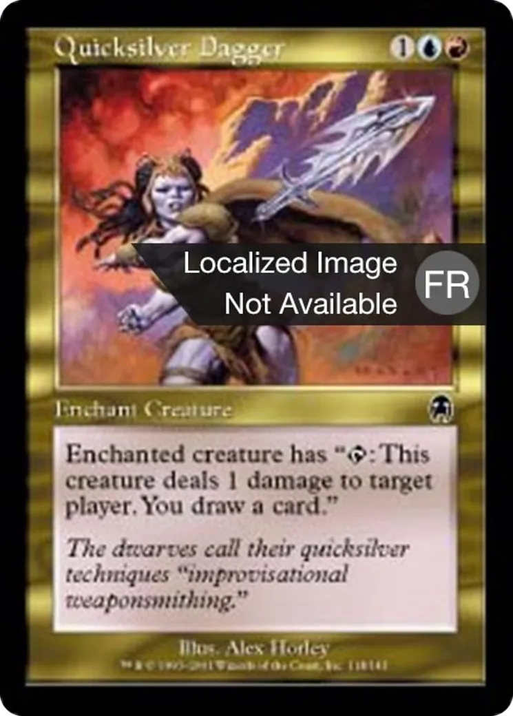 Dague de vif-argent — Apocalypse — Magic: The Gathering