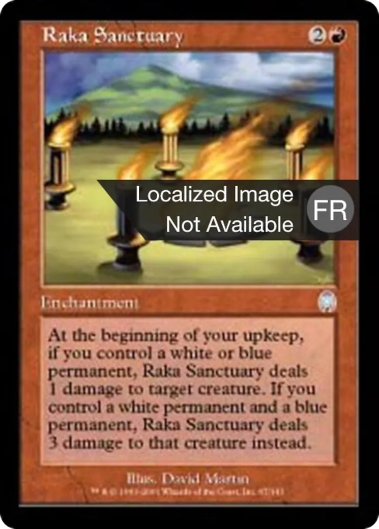 Sanctuaire rakaïste — Apocalypse — Magic: The Gathering