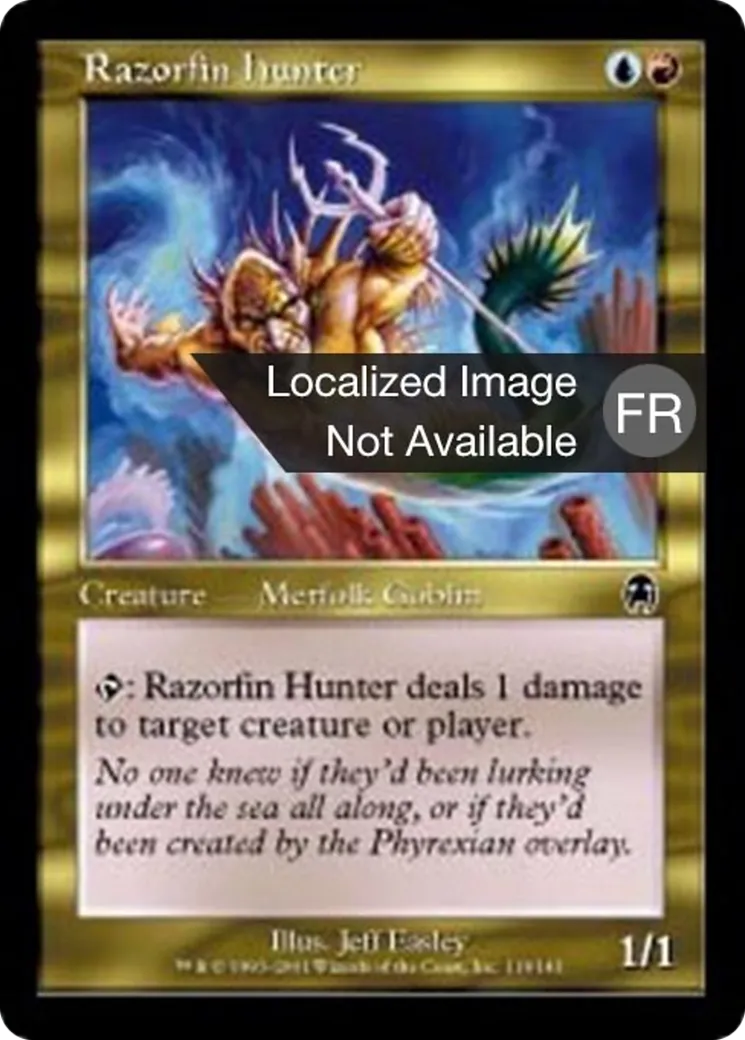 Chasseur aux nageoires-rasoir — Apocalypse — Magic: The Gathering