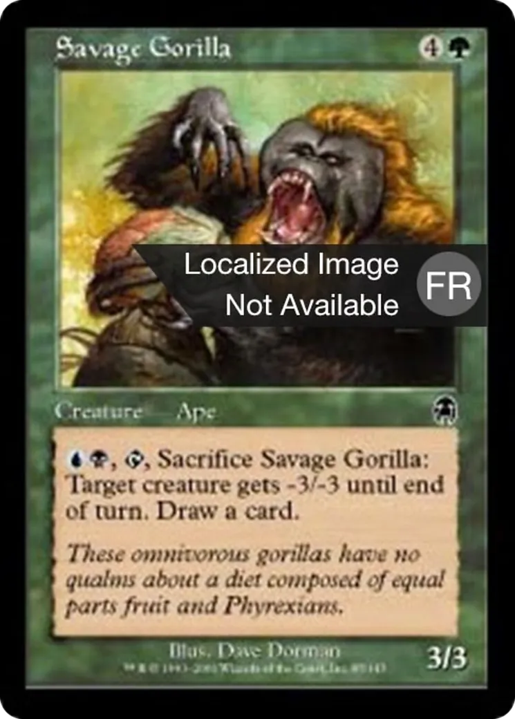 Gorille sauvage — Apocalypse — Magic: The Gathering