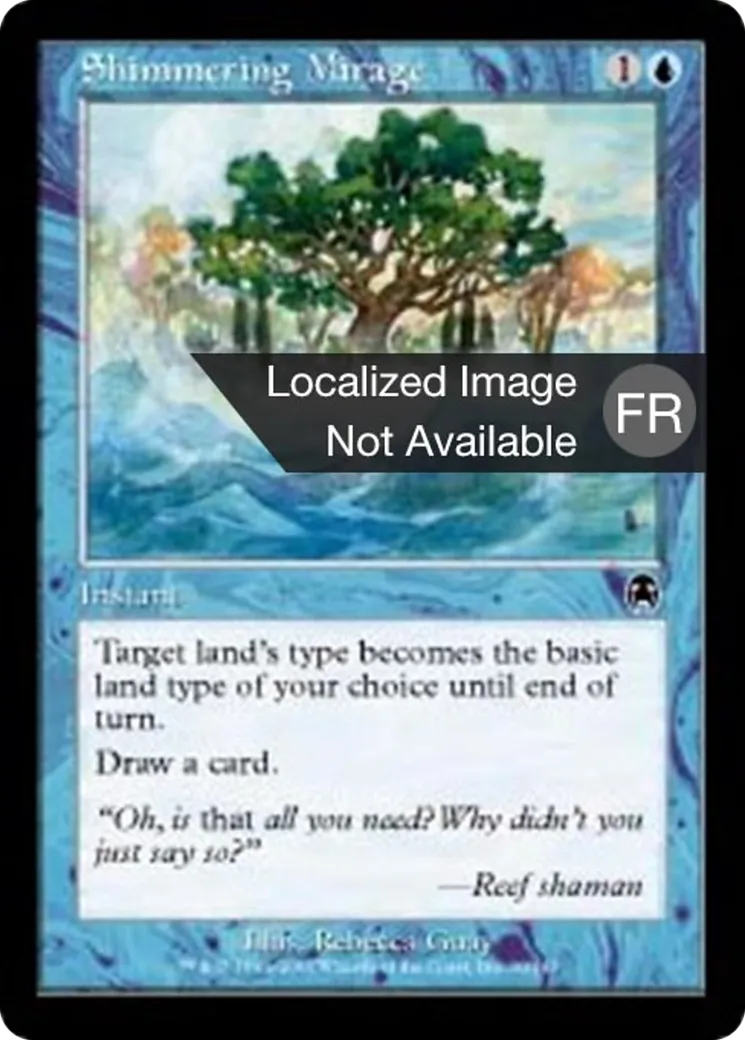 Mirage chatoyant from Apocalypse - Magic: The Gathering
