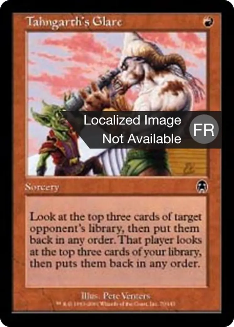 Éblouissement de Tahngarth — Apocalypse — Magic: The Gathering