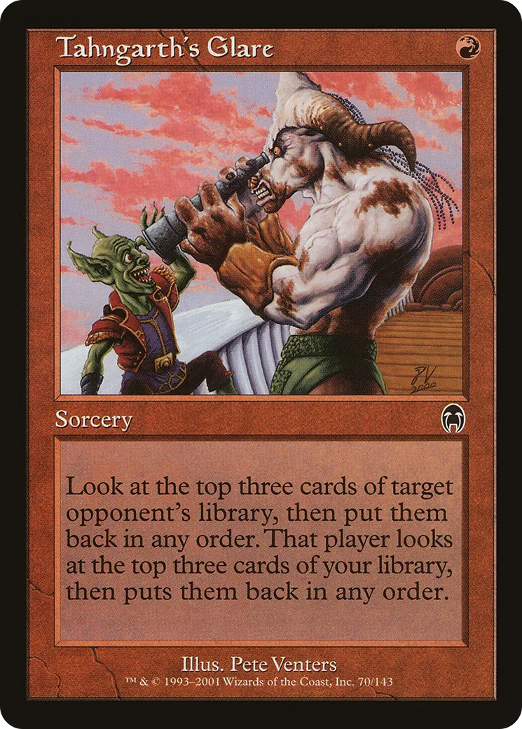Éblouissement de Tahngarth — Apocalypse — Magic: The Gathering