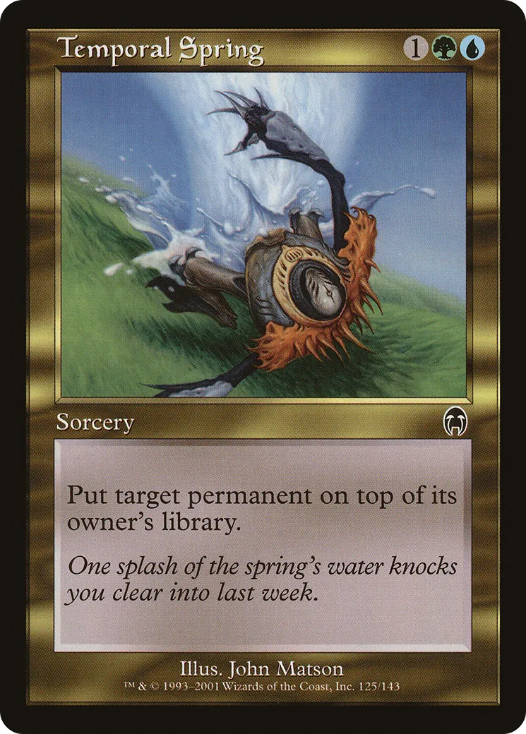 Temporal Spring — Apocalypse — Magic: The Gathering