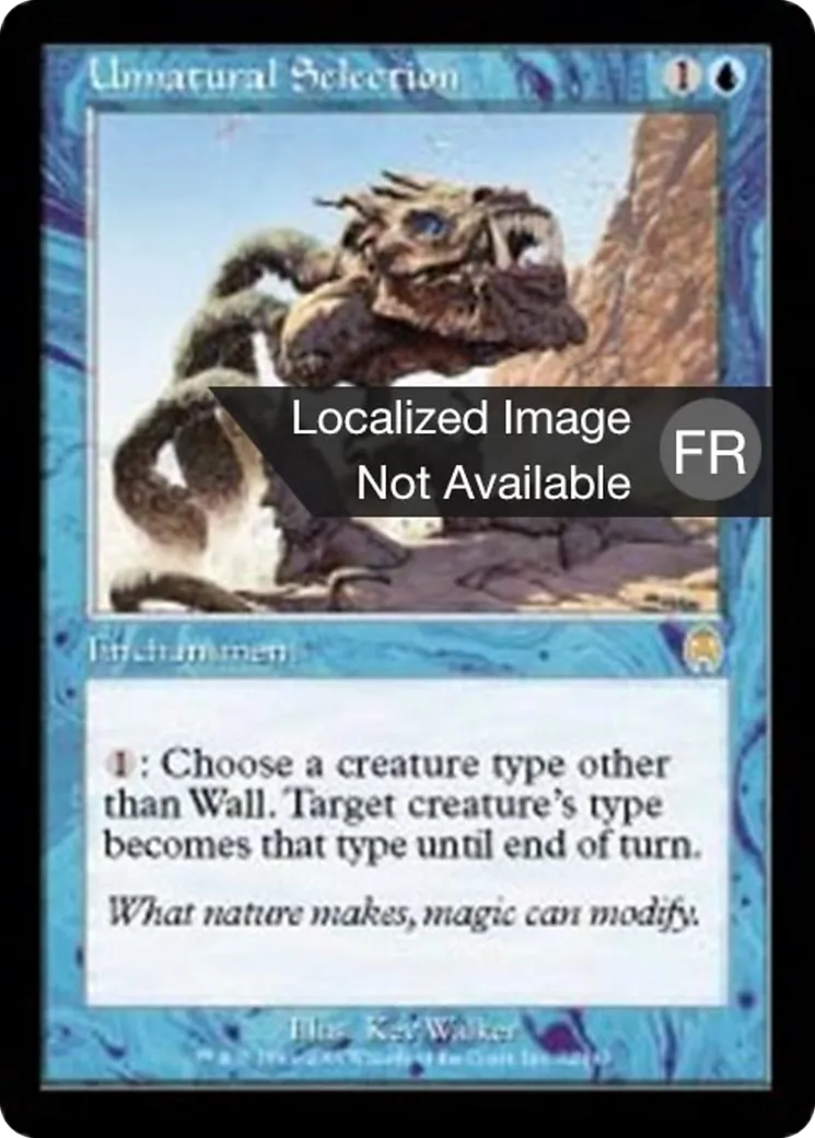 Sélection non-naturelle — Apocalypse — Magic: The Gathering