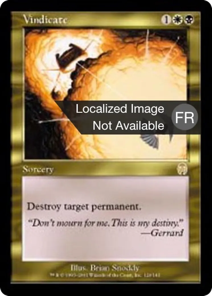 Justification — Apocalypse — Magic: The Gathering