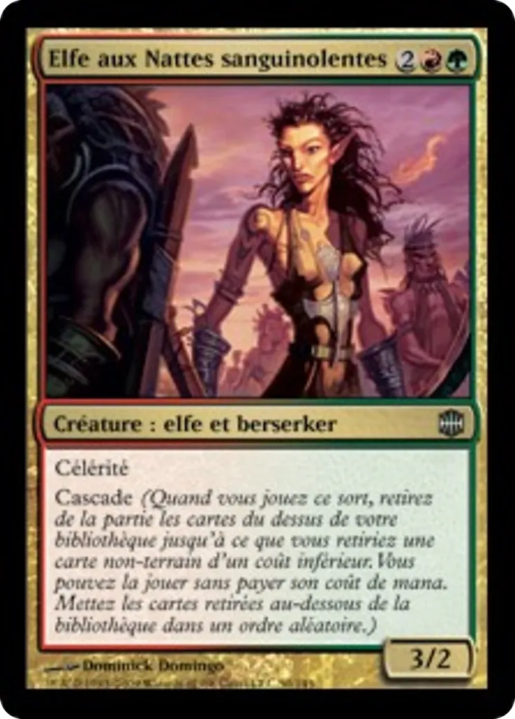 Elfe aux Nattes sanguinolentes — Alara Reborn — Magic: The Gathering