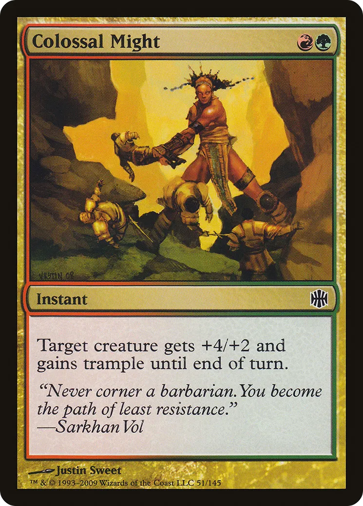 Colossal Might — Alara Reborn — Magic: The Gathering