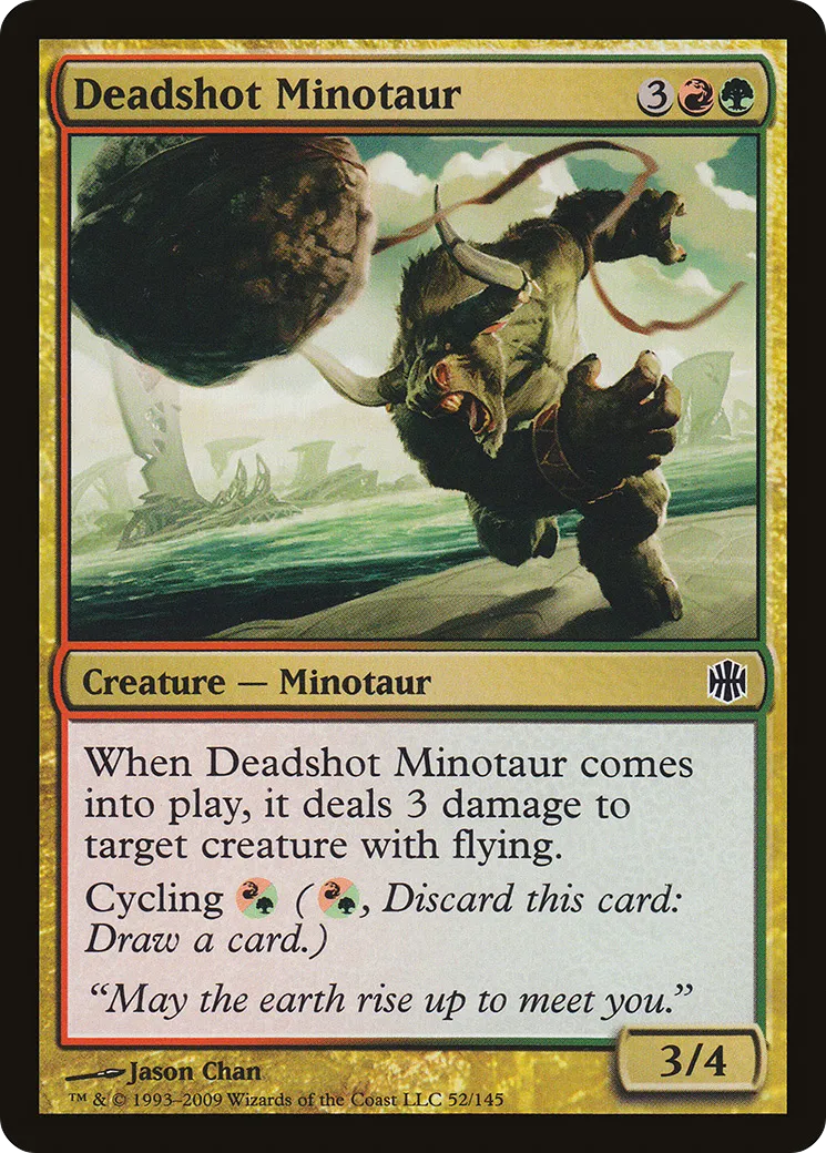 Deadshot Minotaur — Alara Reborn — Magic: The Gathering