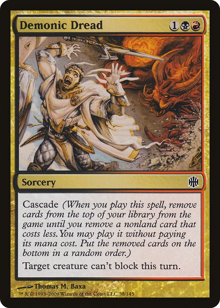 Demonic Dread — Alara Reborn — Magic: The Gathering