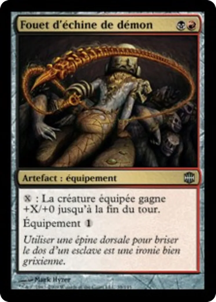 Fouet d'échine de démon — Alara Reborn — Magic: The Gathering