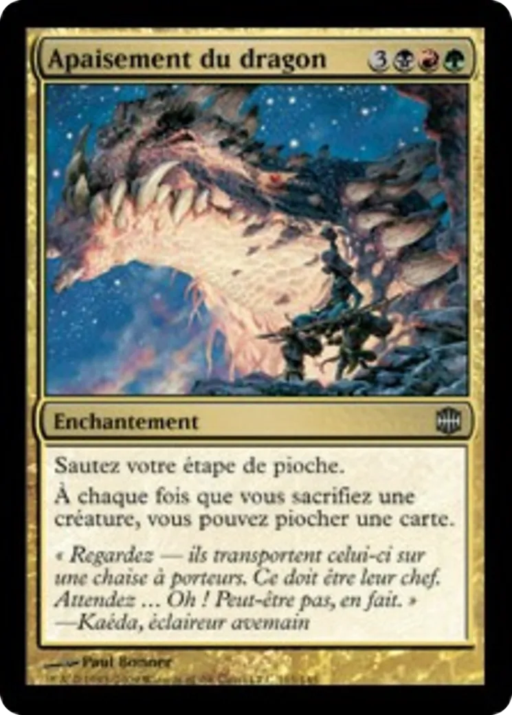 Apaisement du dragon — Alara Reborn — Magic: The Gathering