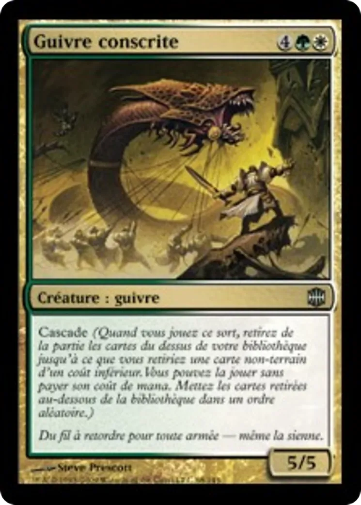 Guivre conscrite — Alara Reborn — Magic: The Gathering