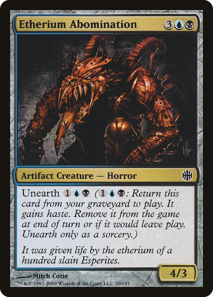 Etherium Abomination — Alara Reborn — Magic: The Gathering
