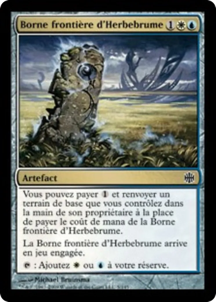 Borne frontière d'Herbebrume — Alara Reborn — Magic: The Gathering