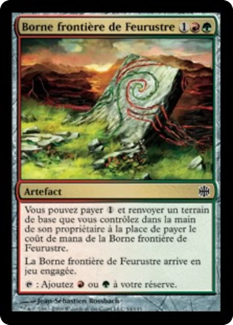 Borne frontière de Feurustre — Alara Reborn — Magic: The Gathering