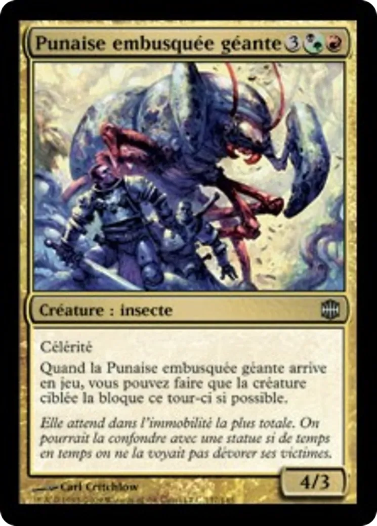 Punaise embusquée géante — Alara Reborn — Magic: The Gathering