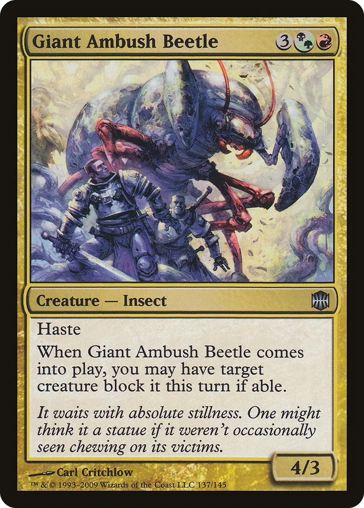 Punaise embusquée géante — Alara Reborn — Magic: The Gathering